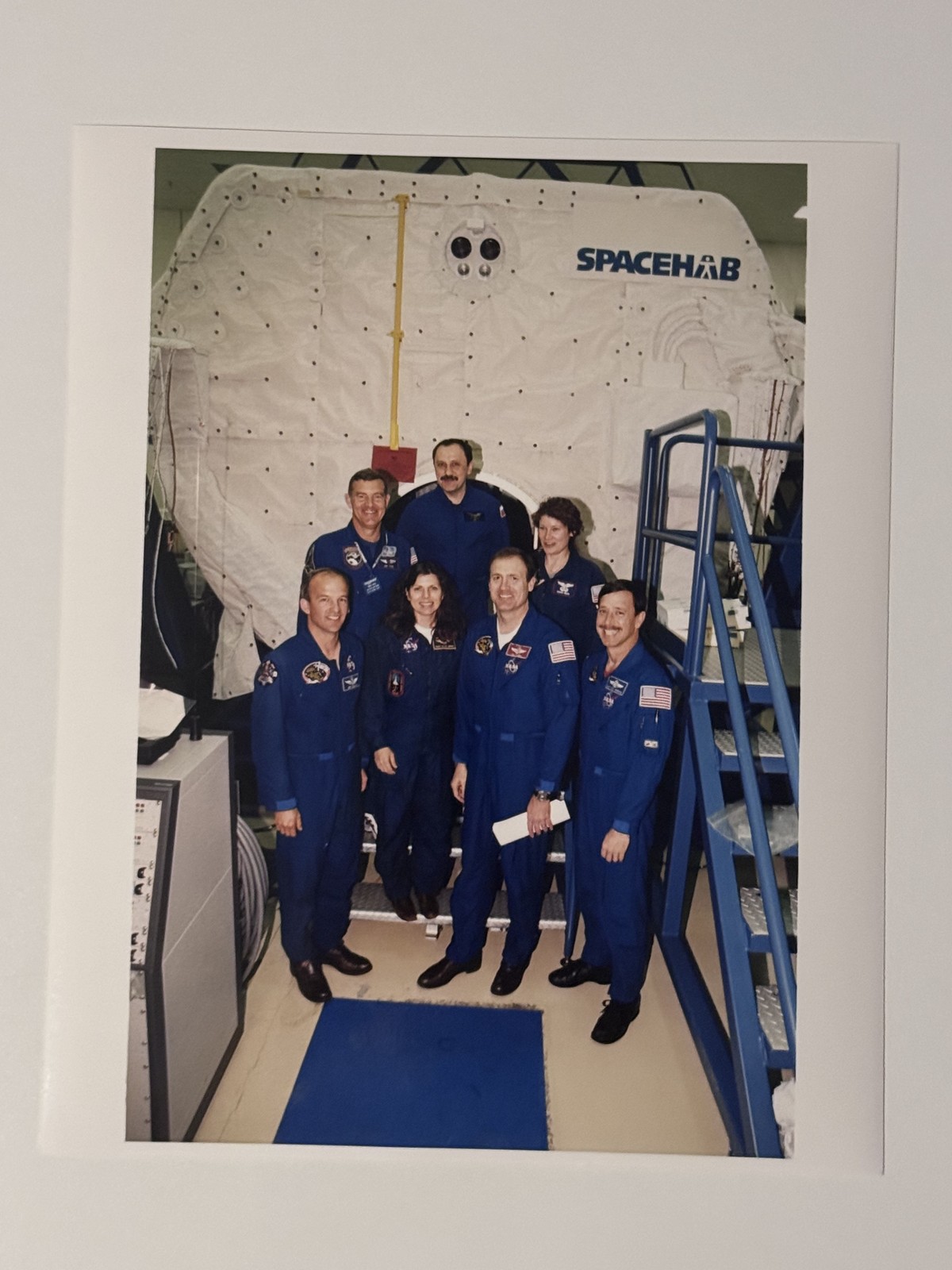 NASA STS-101 Crew Portrait Kennedy Space Center Press Photo