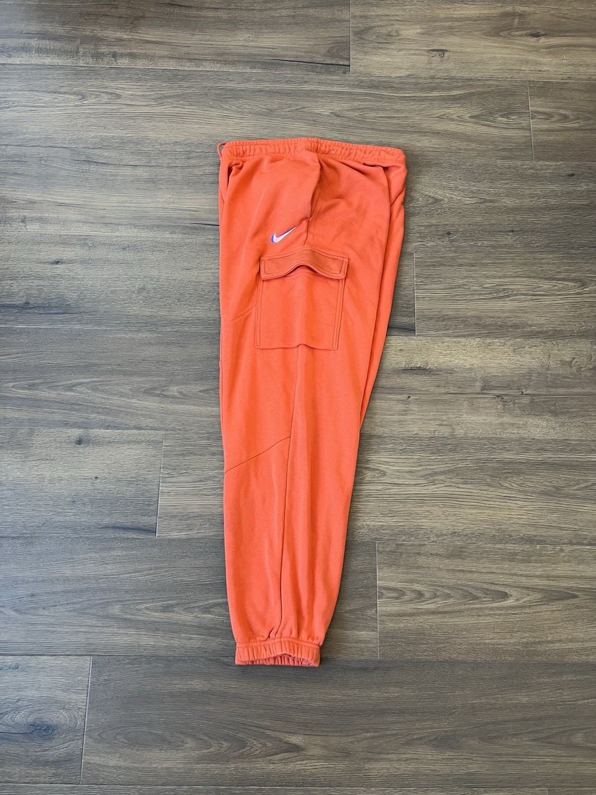 Nike Orange Loosefit Baggy Joggers Sweatpants - Large/L