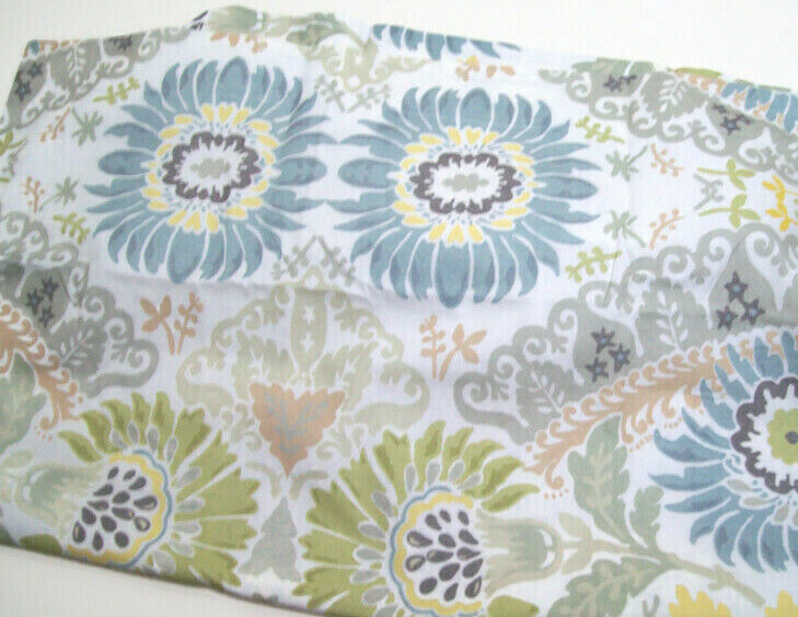 Pottery Barn Joni Victorian Scarf Print Organic Cotton Euro Pillow Cover Sham