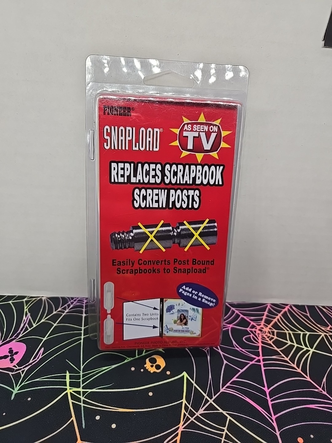 Pioneer 2-SL Snapload Reftrofit Replaces Scrapbook Screw Posts NEW