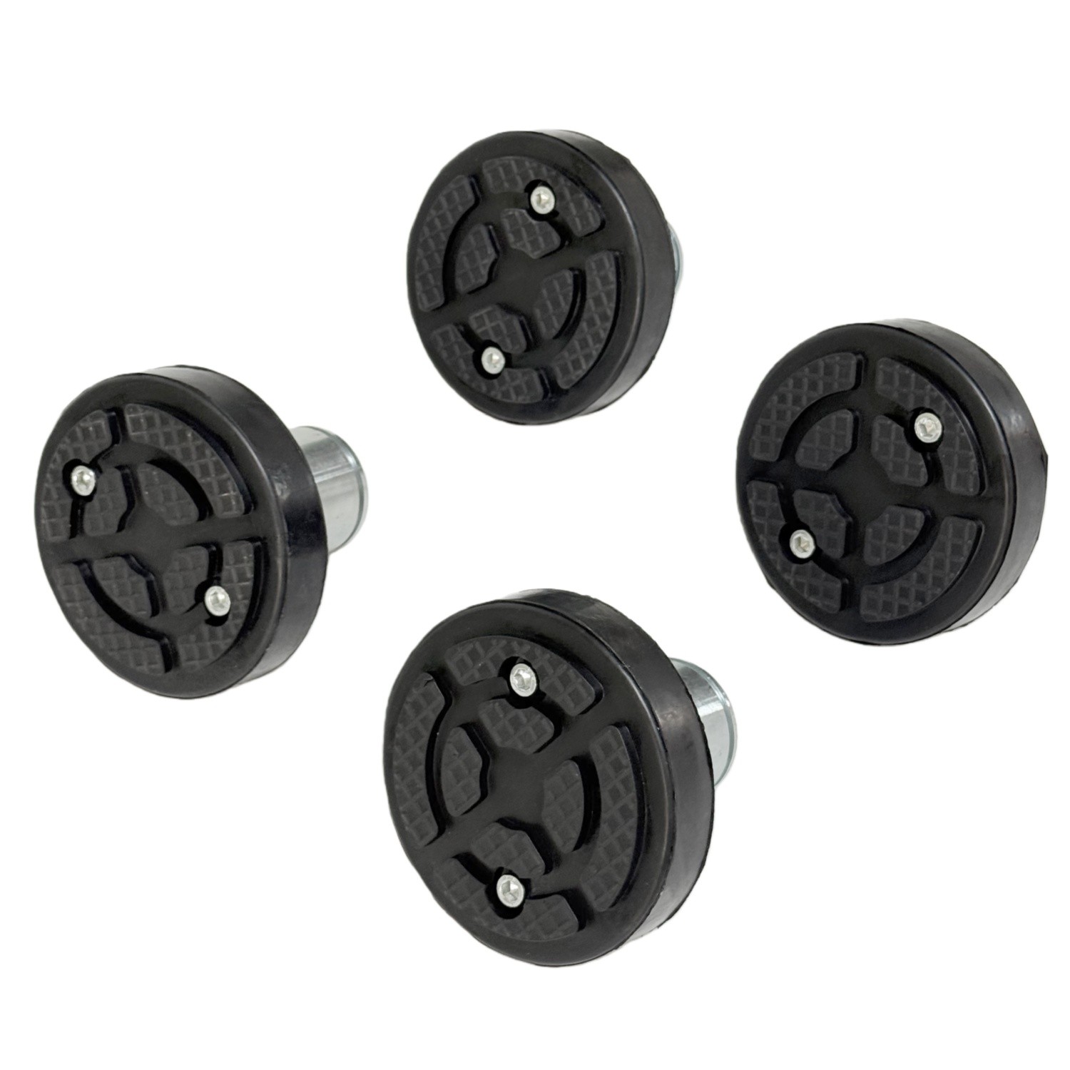 4Pc 50mm Car Lift Rubber Tray Heightening Feet Plus High Leg Pads Shaft Diameter