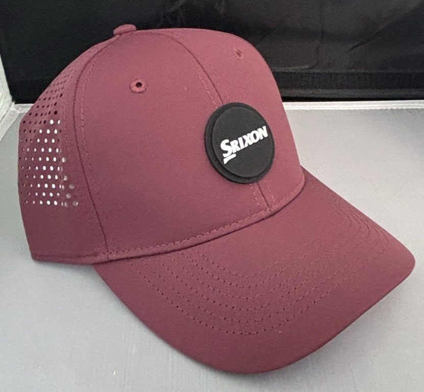 SRIXON Circle Performance Golf Hat Snapback NEW Dark Red
