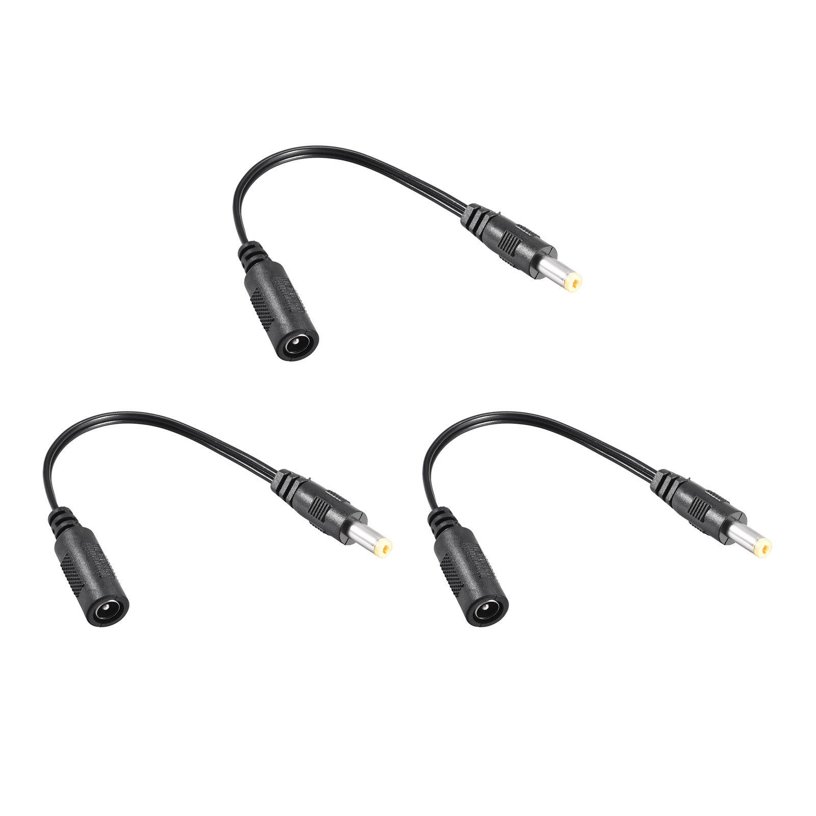 DC Power Cable Tip Adapter Converter Wire 5.5x2.1mm to 4.8x1.7mm/15cm/1A/3Pcs