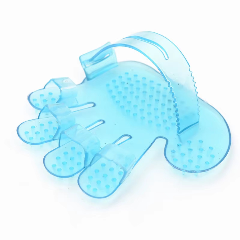 Rubber Pet Cleaning Supplies Massage Five-Finger Bath Brush Cats Dogs Palm Brush