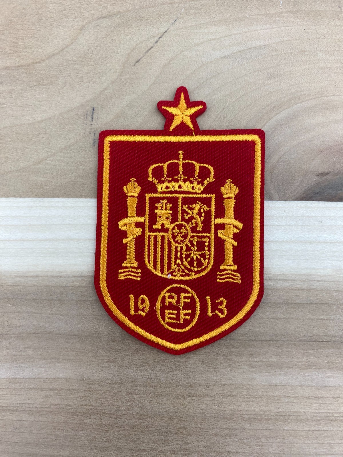 Spain Futbol Embroidered Iron on Patch 3"x2"