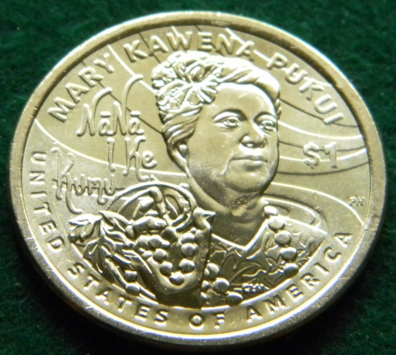 2025-D NATIVE AMERICAN MARY KAWENA PUKUI U.S. DOLLAR UNCIRCULATED $1 UNC