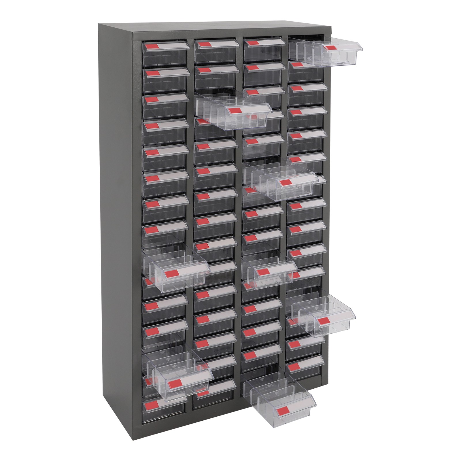 60 Drawers Hardware Tools Storage Cabinet Shop Bolt and Nut Tool Organizing Case