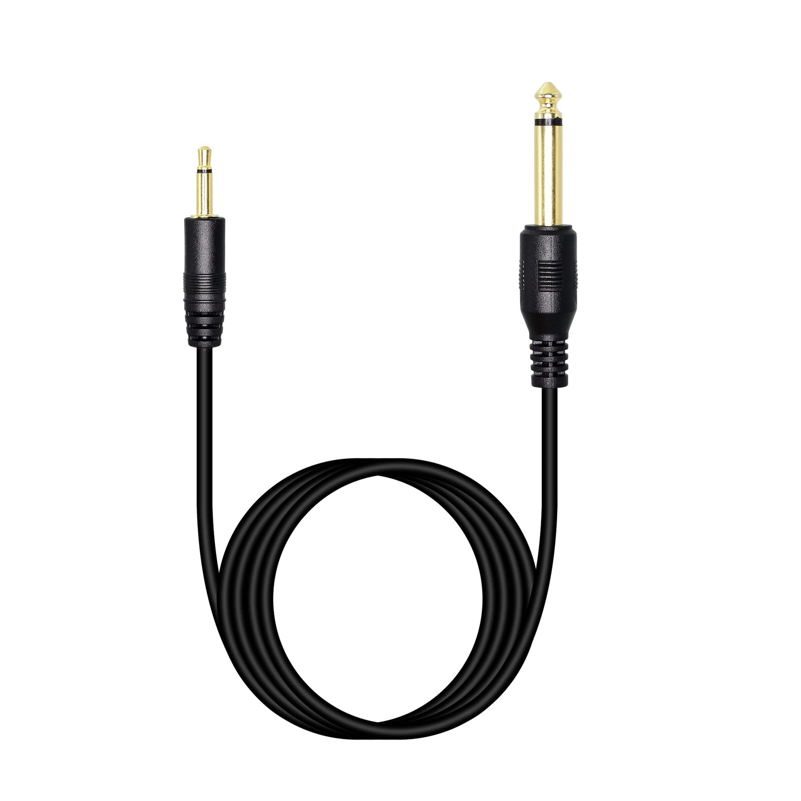 RIIEYOCA 1/8" to 1/4" TS Cable, Gold Plated 3.5mm Mono Male 6.35mm