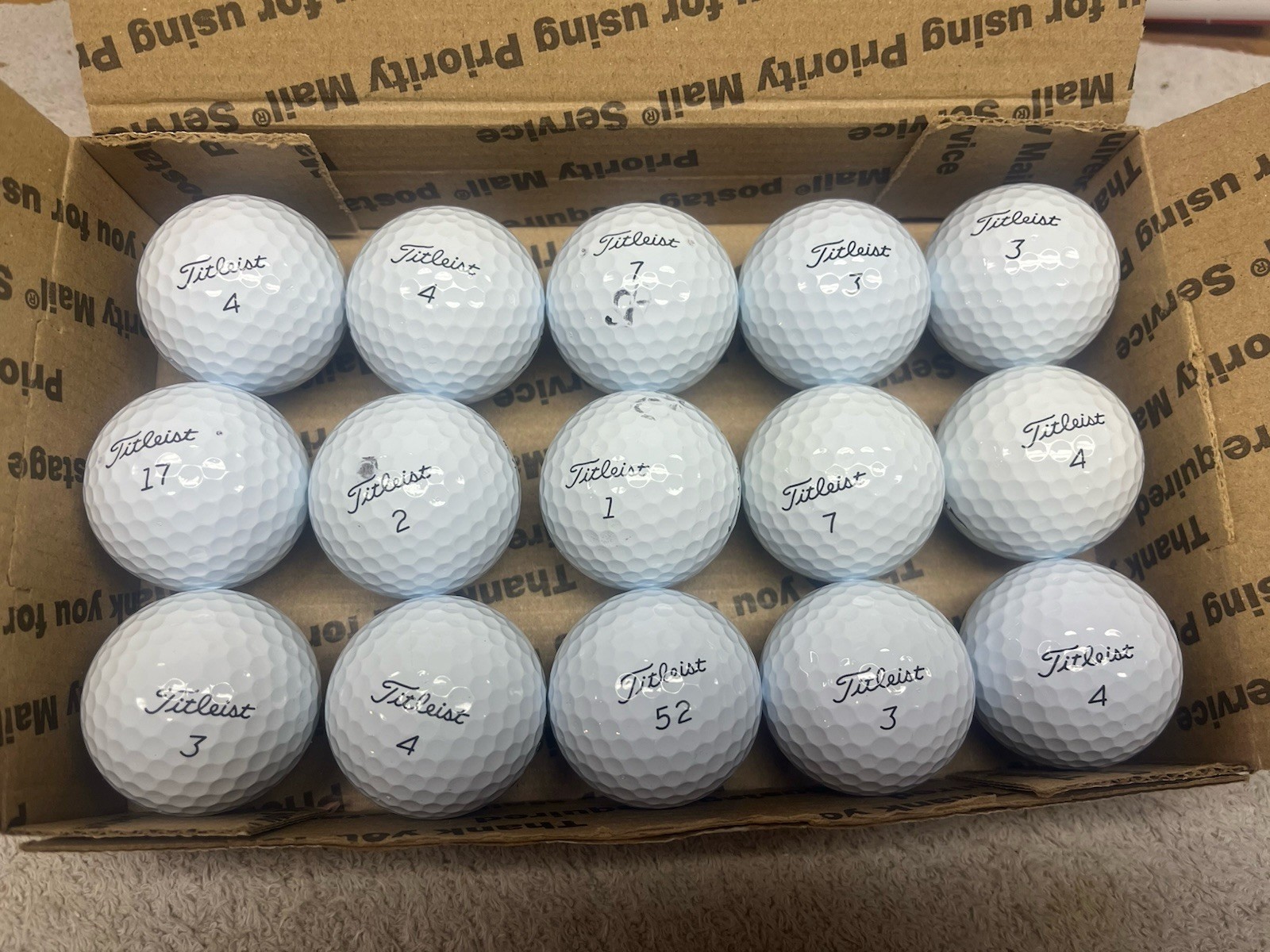 15 MINT! Titleist ProV1  Golf Balls—AAAAA!