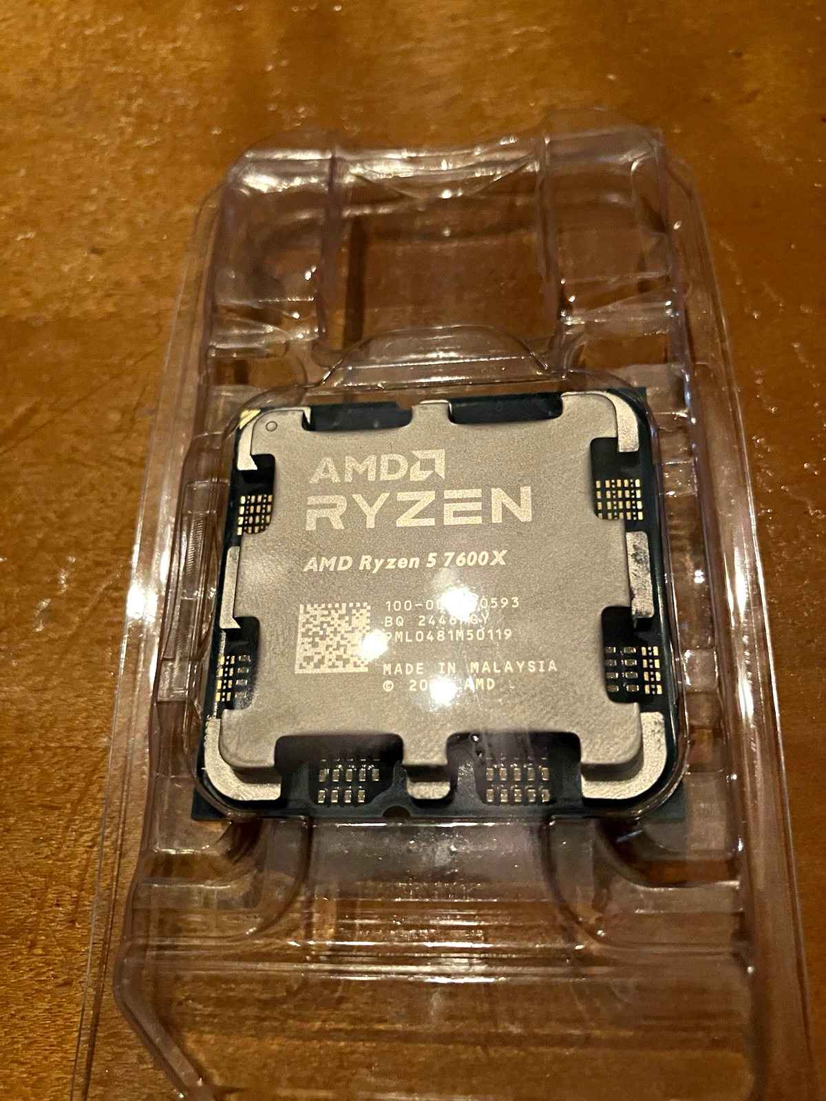AMD Ryzen 5 7600X 6-Core Socket AM5 4.7GHz CPU 32MB L3 MPN 100-000000593