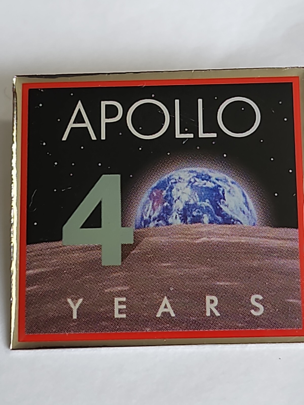 Apollo 40 Years Lapel Hat Jacket Pin