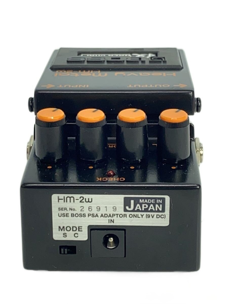 BOSS HM-2W Waza Craft Heavy Metal Distortion Pedal Excellent JAPAN