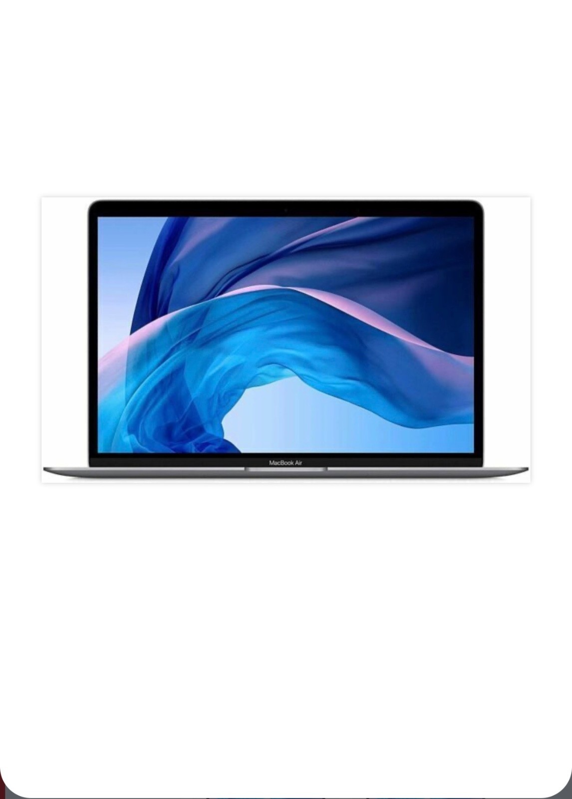 Apple MacBook Air 13.3 in 2020 Space Gray/Intel Core i3 10th Gen. 1.10 GHz, 128