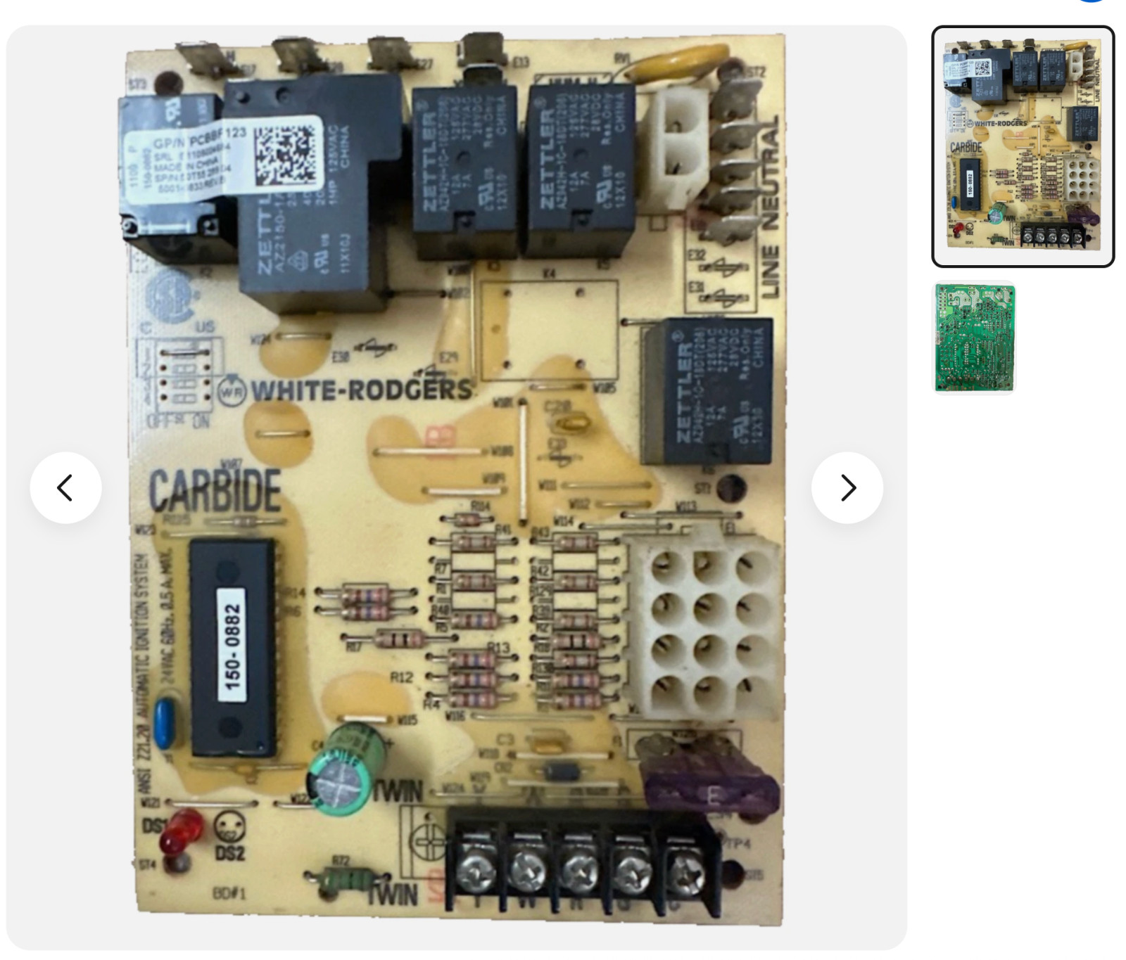 50T55-289-04 GUARANTEED WORKING 150-0882 Furnace Control Circuit Board PCBBF123