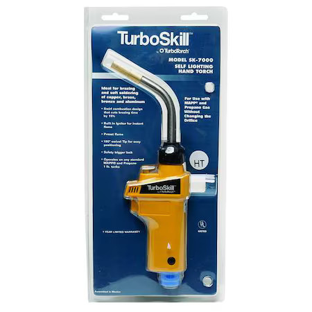 Turbotorch 0426-4001 Torch, Piezo Ignitor, 360 Deg. Head, Swirl