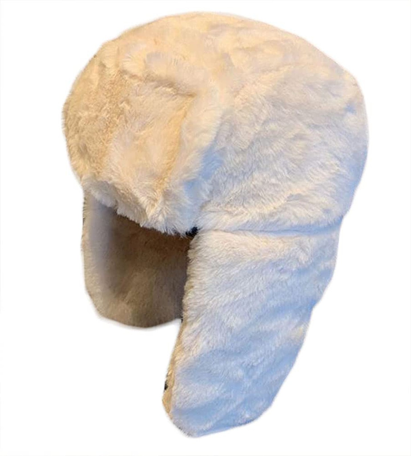 Women's Trapper Hat Faux Fur Winter Hats Fuzzy Russian Hat with Buckle Troope...