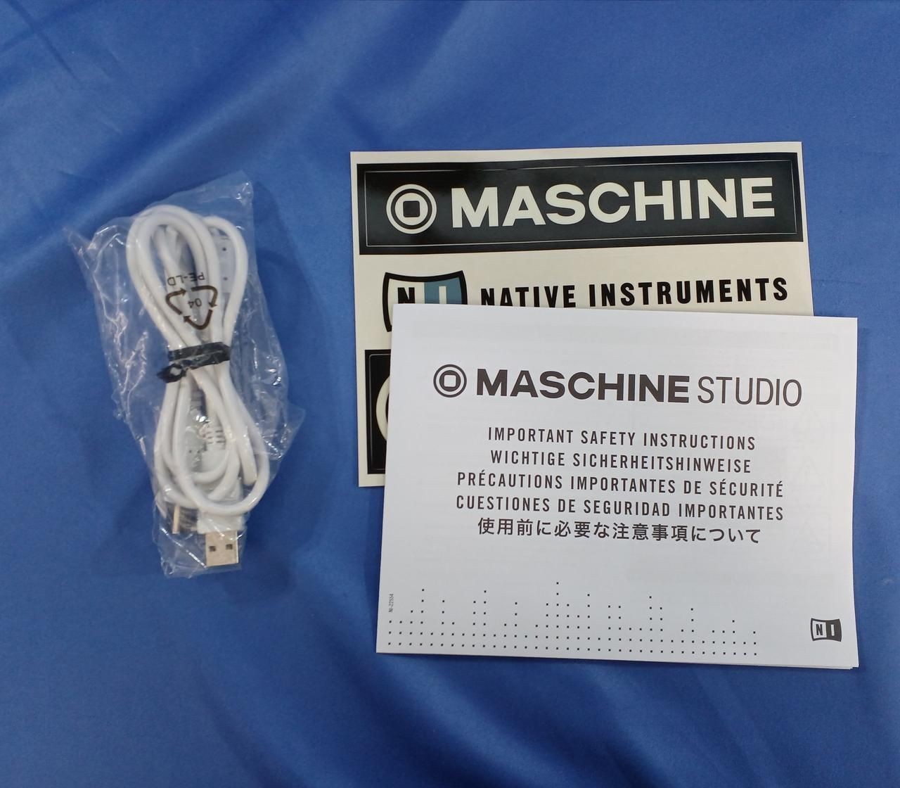 NATIVE INSTRUMENTS Junk Groove Making System MASCHINE STUDIO Used