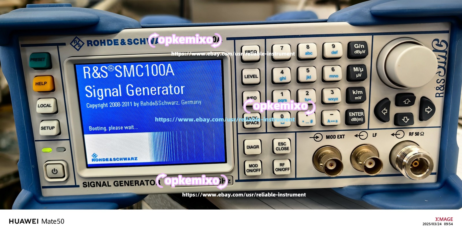 1PCS Rohde & Schwarz SMB100A RF Microwave Signal Generator - 9 kHz to 3.2 GHz