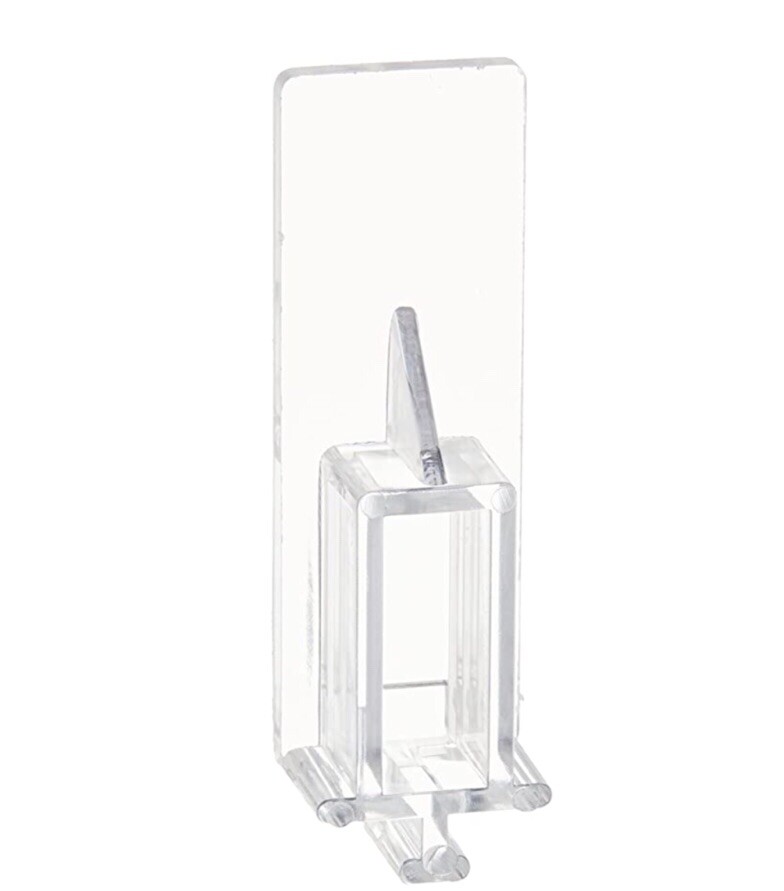 50x Azar Displays 600029 .75” x 2.25” Molded Plastic Pusher Spring Loaded Tracks