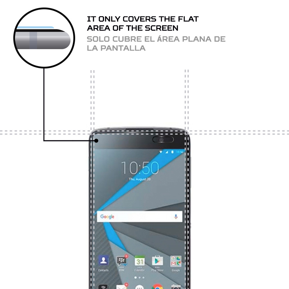 ANTISHOCK Screen protector for BlackBerry DTEK50