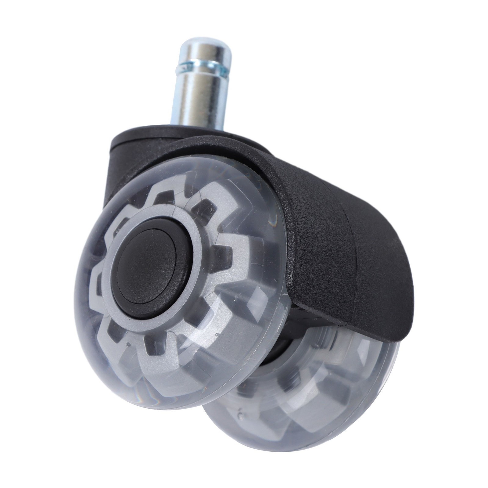 5 Pack 2 Inch With 360° Steering Wheels Office Chair Rubber Caster Wheels
