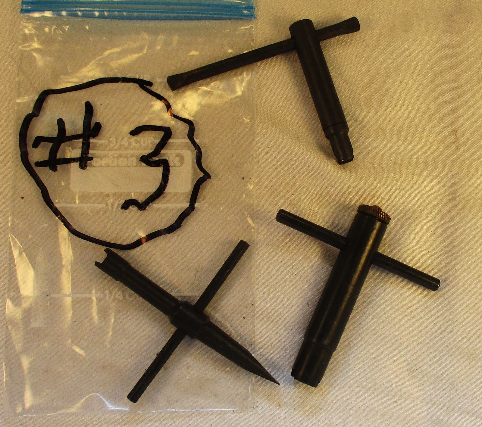 Black Powder / Muzzle Loader Nipple Wrenches / Loading Tools - Set #3