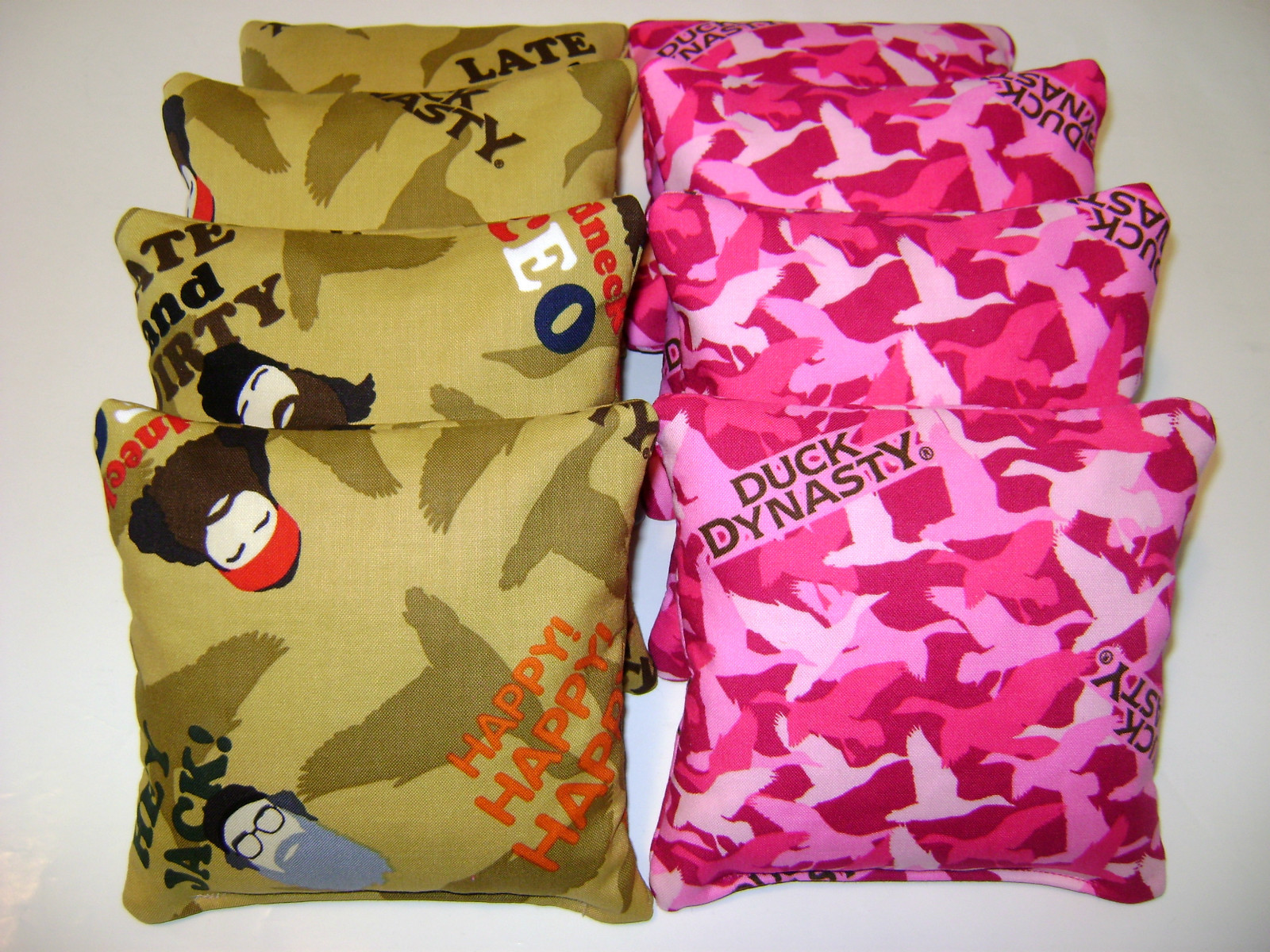 DUCK DYNASTY CORNHOLE BEAN BAGS BAGGO TAILGATE TOSS GAME BOTH SIDES
