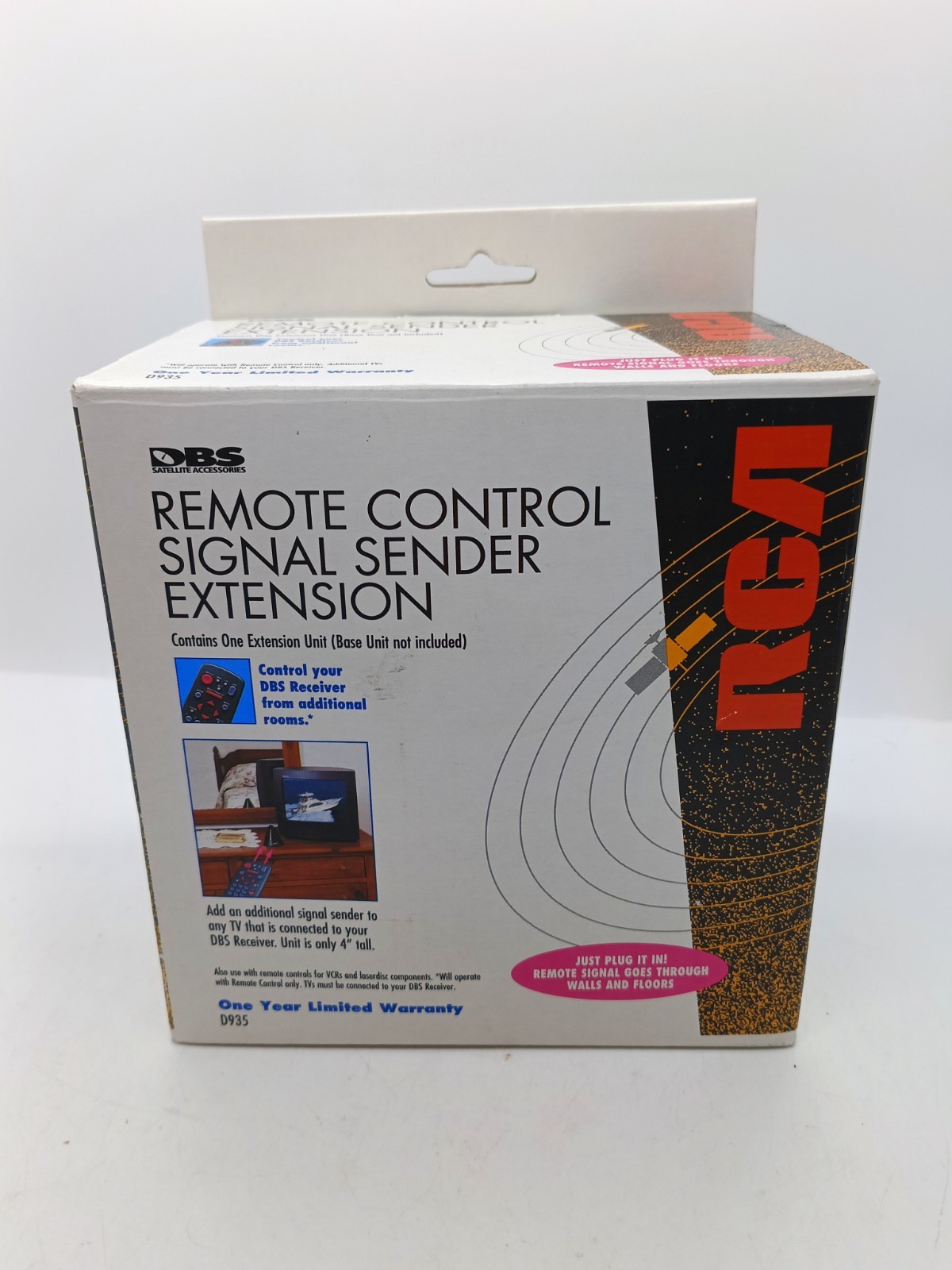RCA Wireless Remote Control Receiver & Signal Transmitter Model D935 -NEW IN BOX