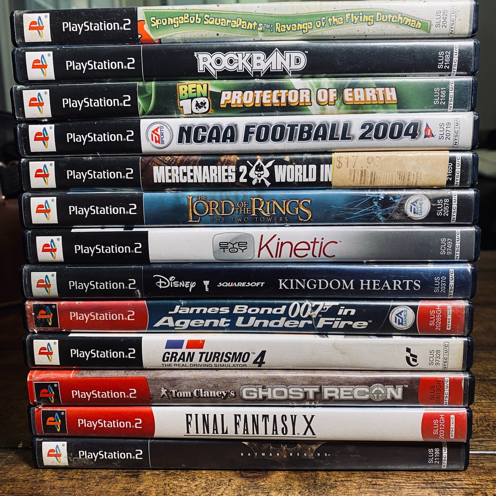 Sony PlayStation 2 PS2 Video Game Cases, Artwork Sleeve, & Manual. NO DISCS
