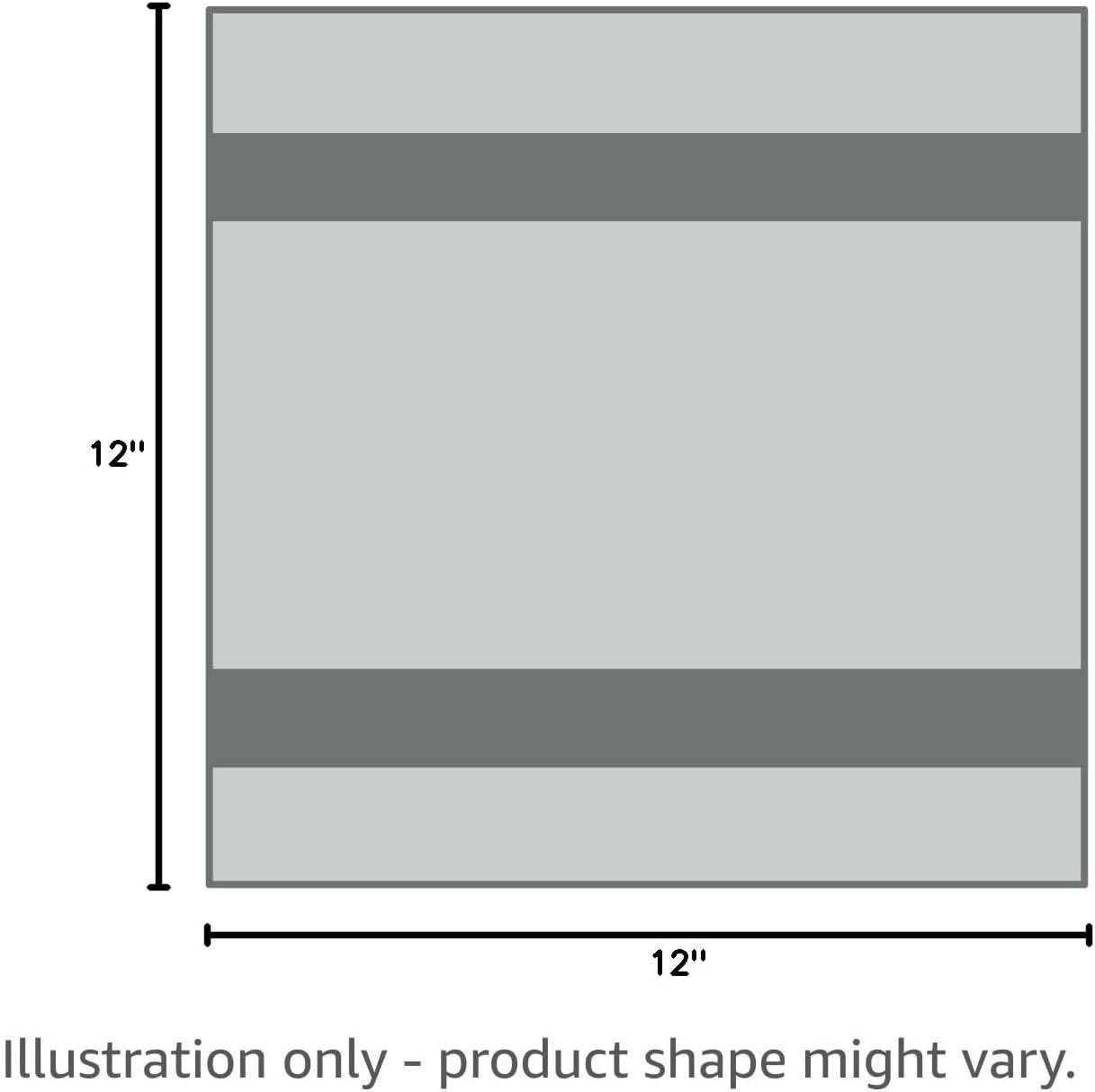 Albany Dishcloth 8 Pack Set, Charcoal Grey/White, 12"X12"