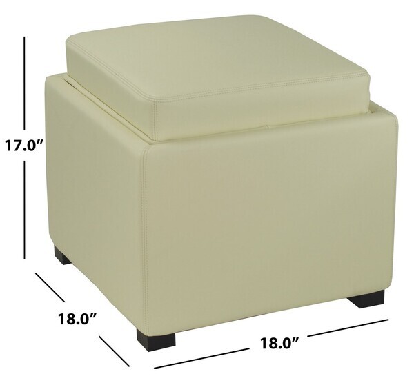 Safavieh BOBBIE OTTOMAN, Reduced Price 2172736357 HUD4006D