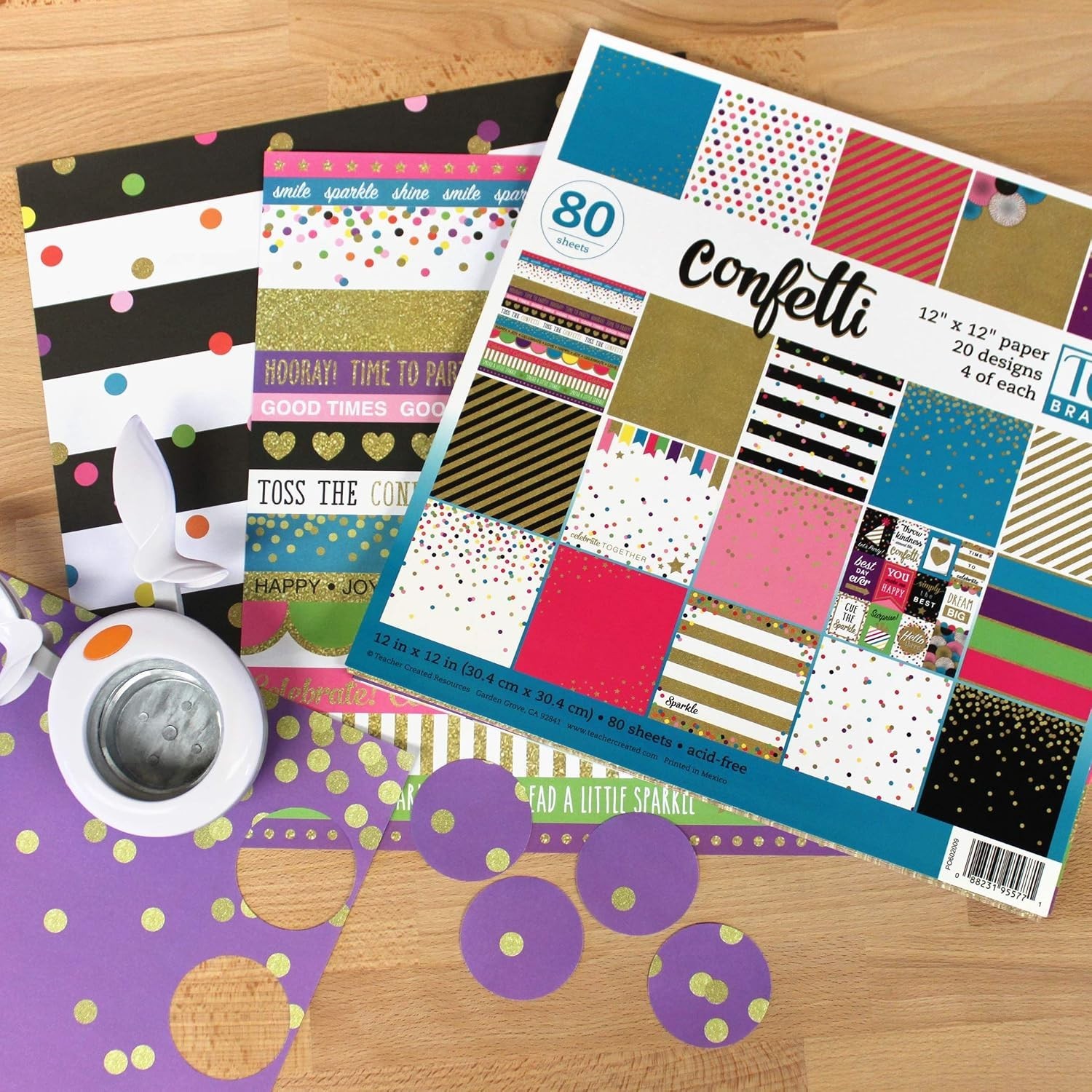 Confetti Project Paper Pad 12" x 12"