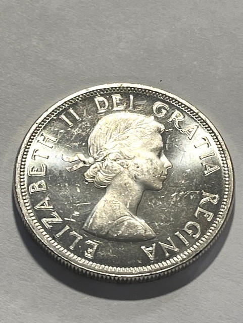 1960 Canada Silver Dollar/AU++ #17502-2