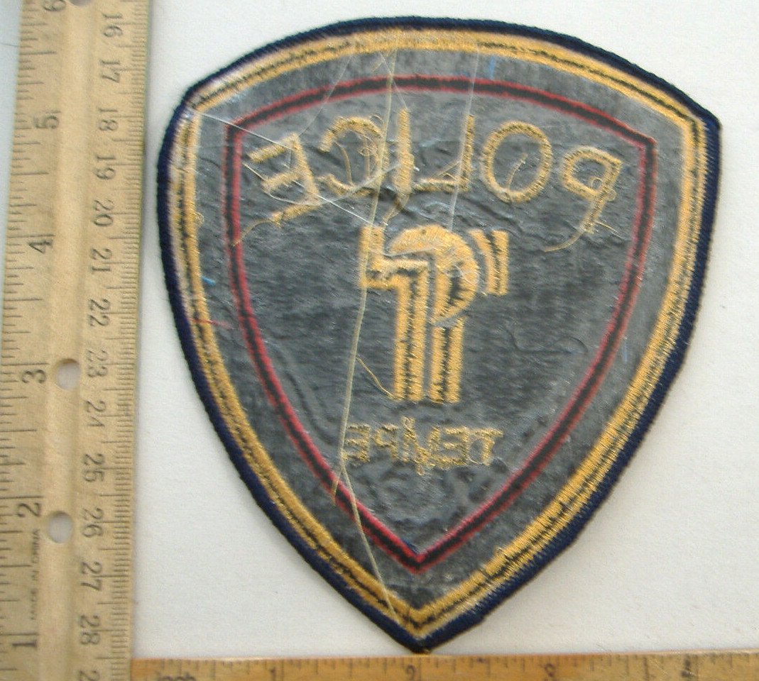 TEMPE POLICE.~ARIZONA FABRIC PATCH