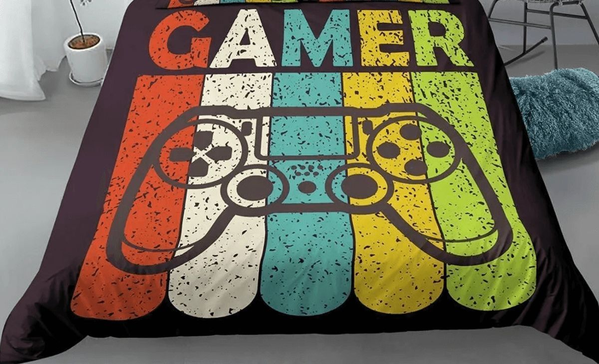 1 Gamer Gamepad King Flat Sheet NWOT