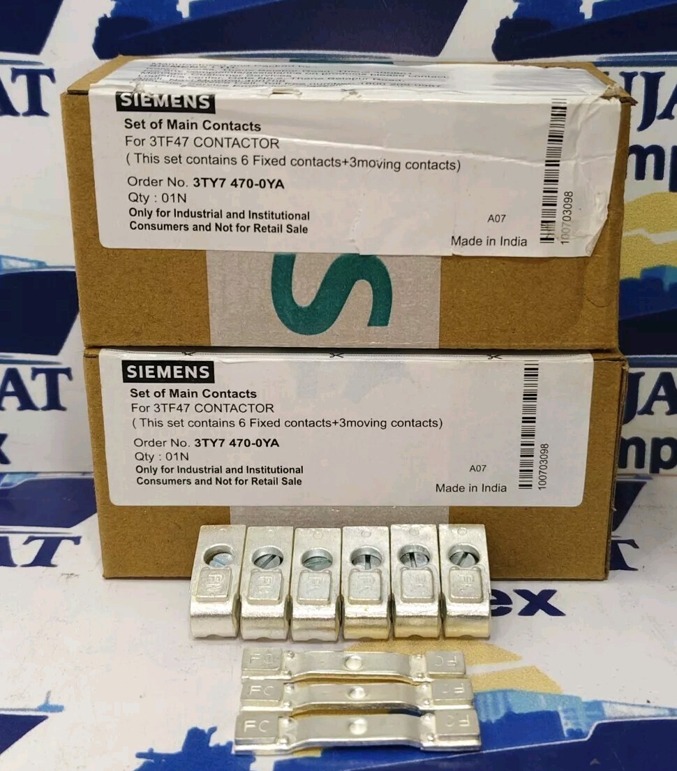 NEW SIEMENS CONTACTOR SPARE KIT 3TF47, 3TY7 470-0YA FREE & FAST SHIPPING (FEDEX)
