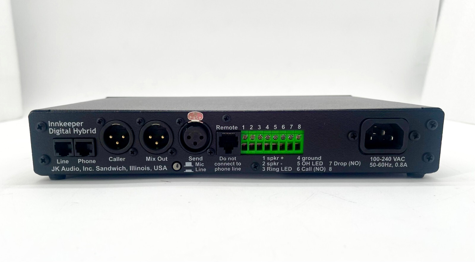JK AUDIO INNKEEPER 1 DIGITAL HYBRID PHONE INTERFACE