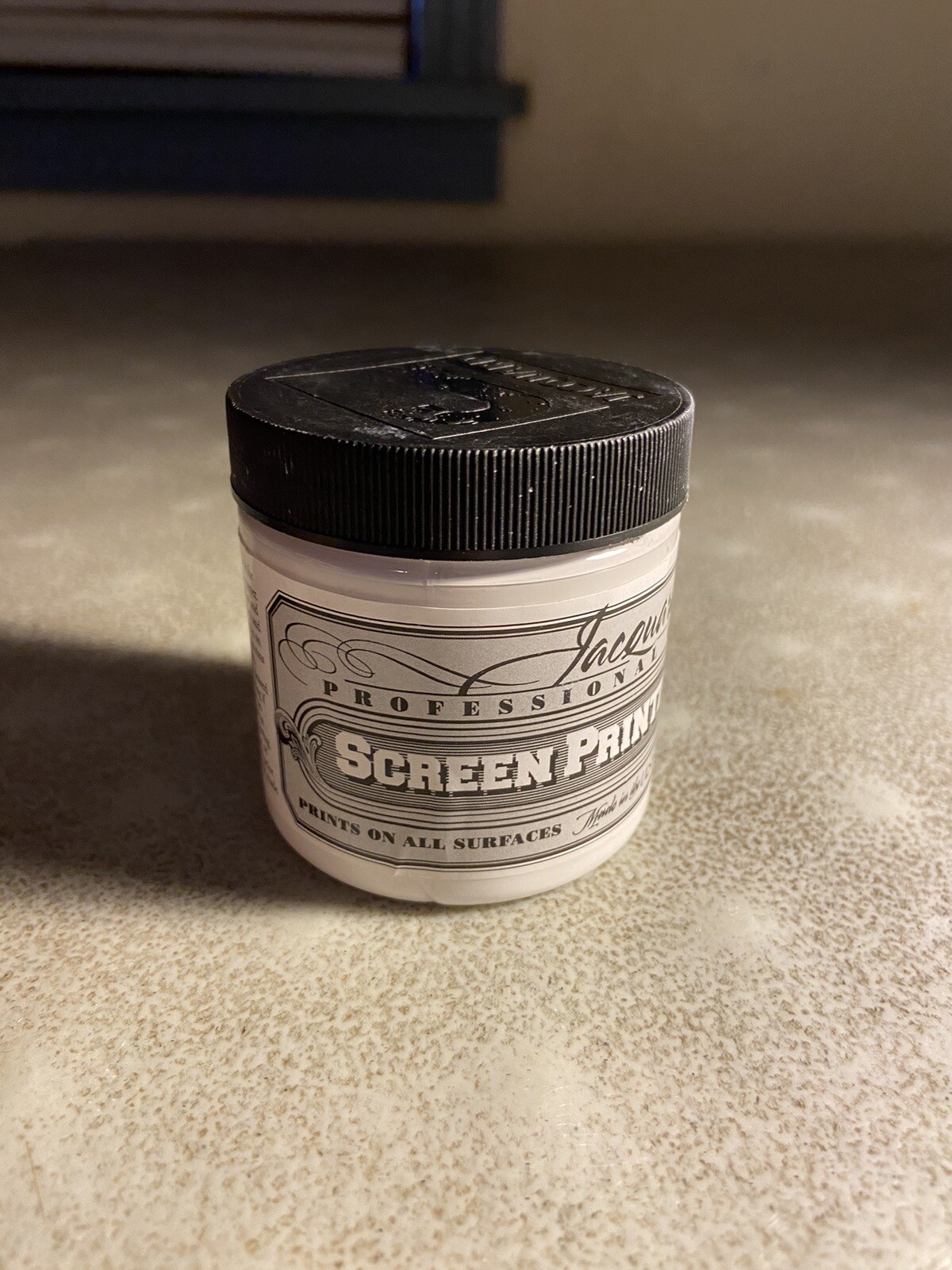Jacquard Screenprinting Ink 119 Super Opaque White 4 fl oz  Screen Print