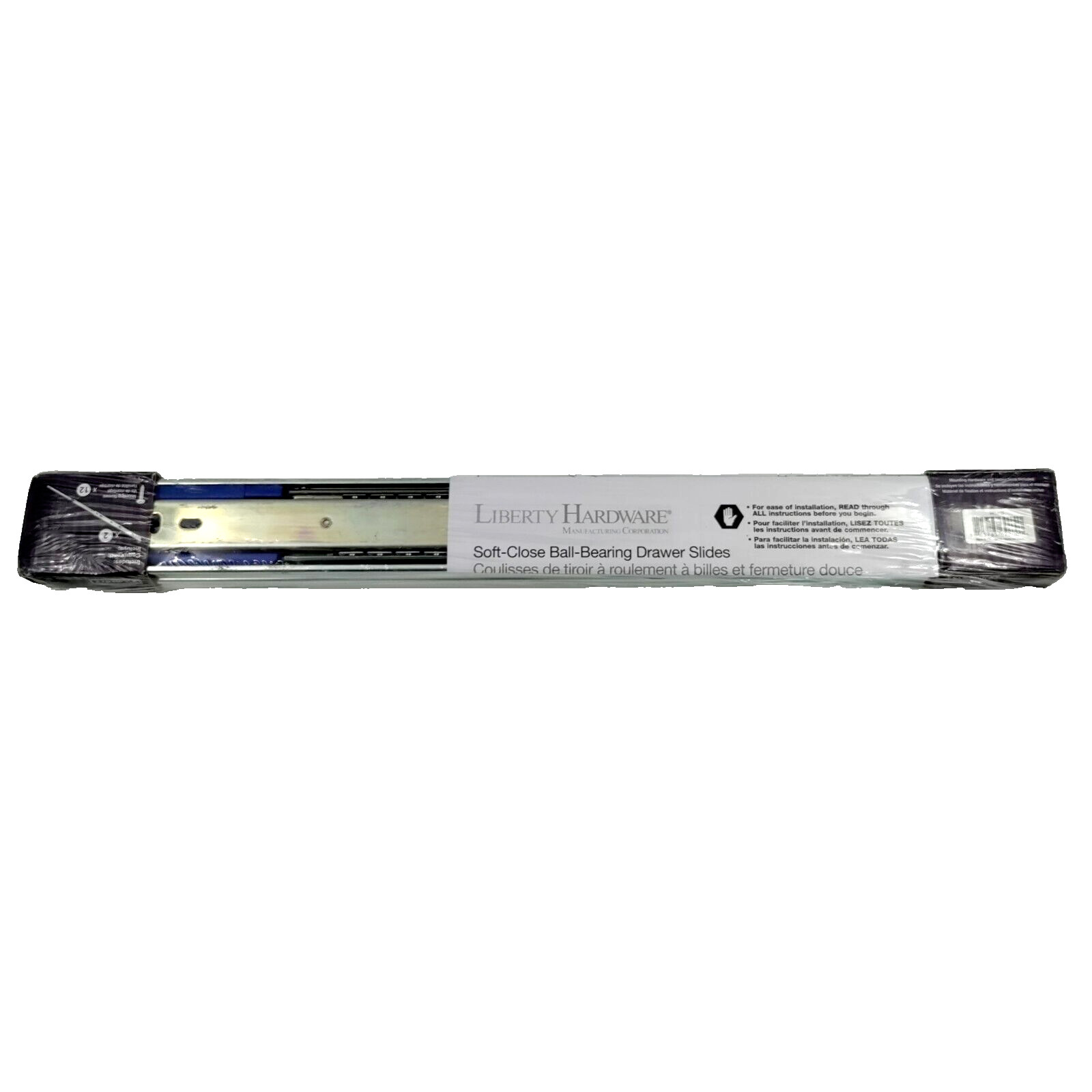 Liberty Hardware 18 Inch Full Extension Side Mount Ball Bearing Drawer Slide