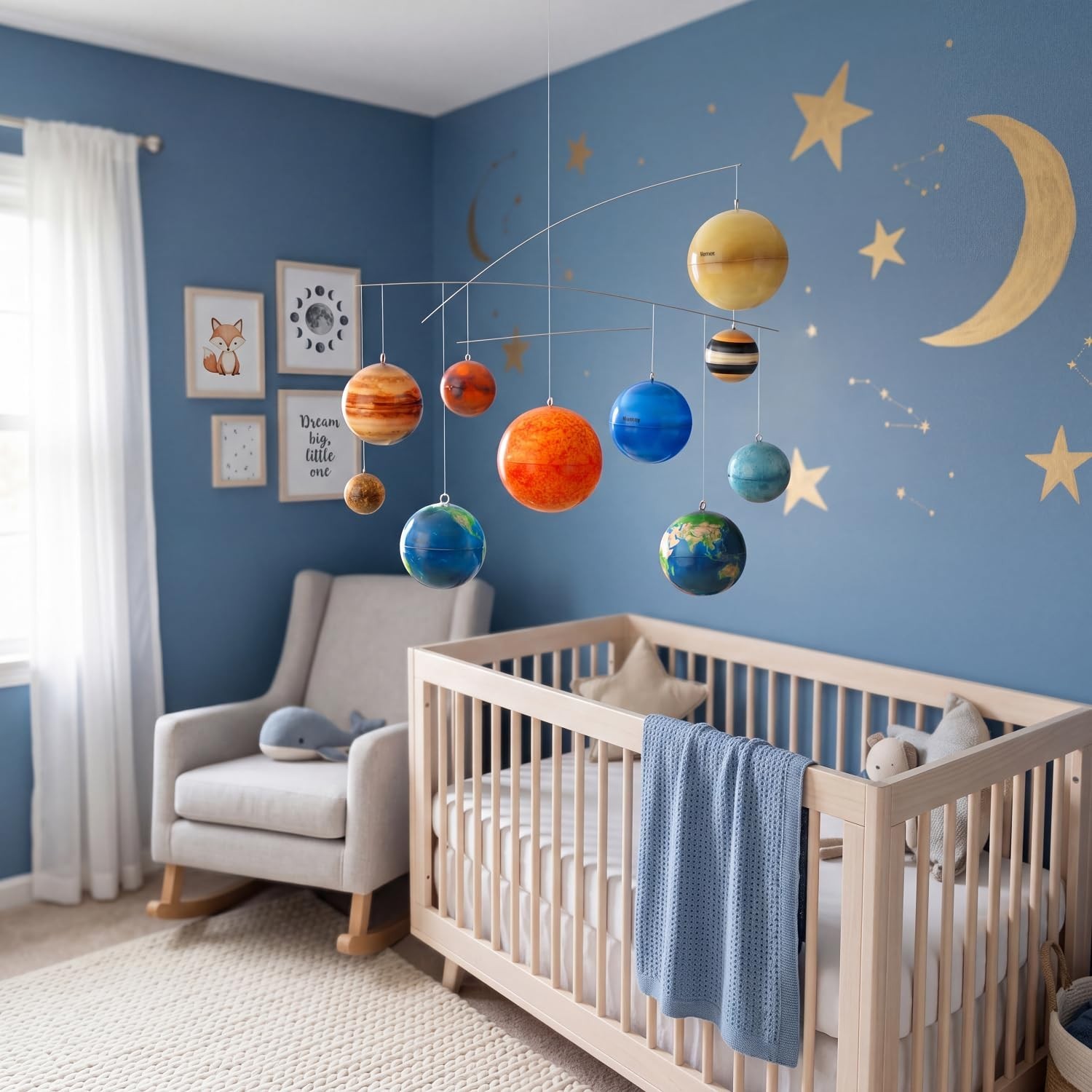Hollowfly 3D Solar System Mobile Hanging Planets Solar System Decor Education...