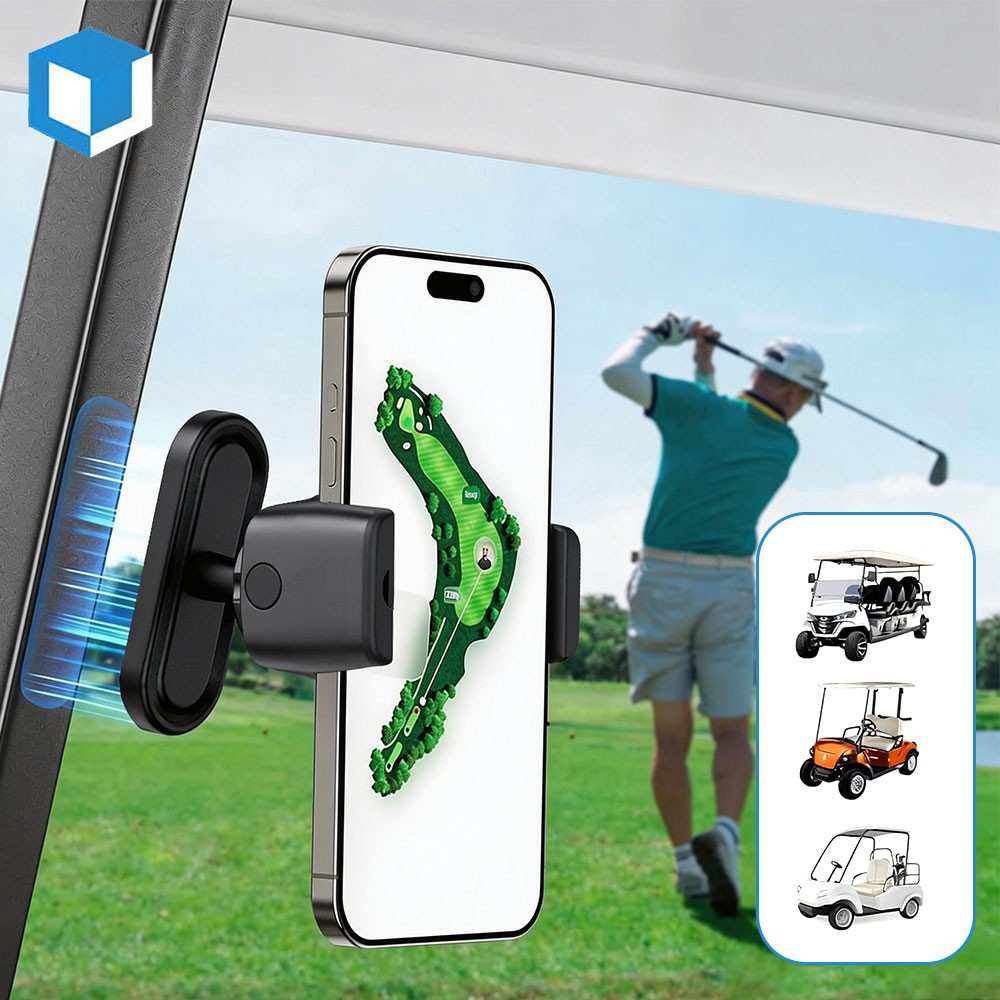 N52 Magnet Phone Holder Mount for Golf Cart EZGO Club Car Yamaha 360° Rotatable