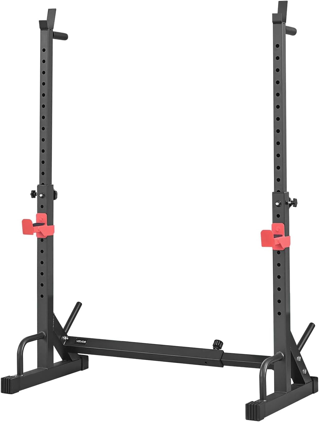 Adjustable Power Cage Squat Rack for Home Gym - 550LBS Weight Capacity