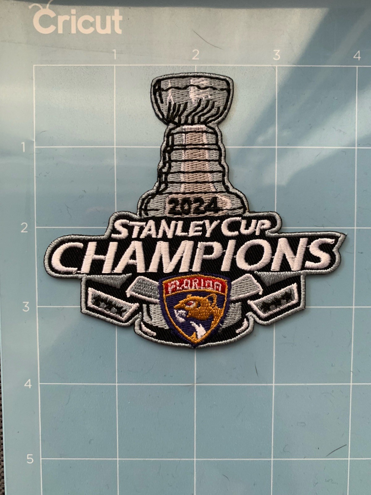 Florida Panthers Stanley Cup 2024 EMBROIDERED IRON ON PATCH-NEW!!