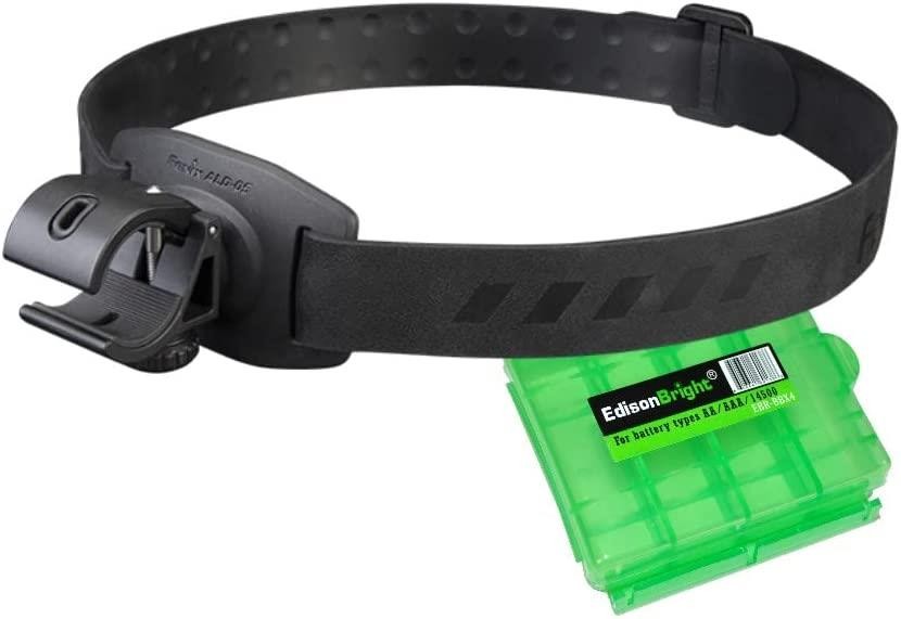 Fenix ALD-05 universal helmet flashlight holder with EdisonBright acc. case PD36