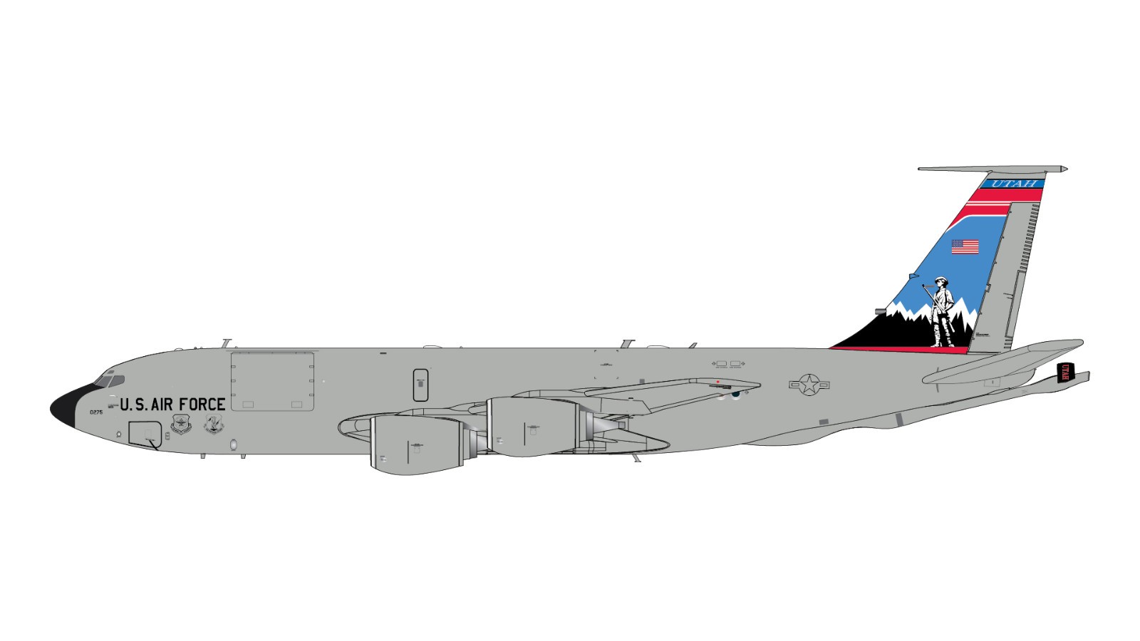 Gemini Jets 1:200 U.S. Air Force Boeing KC-135R (Utah ANG) G2AFO1428 PRE-ORDER