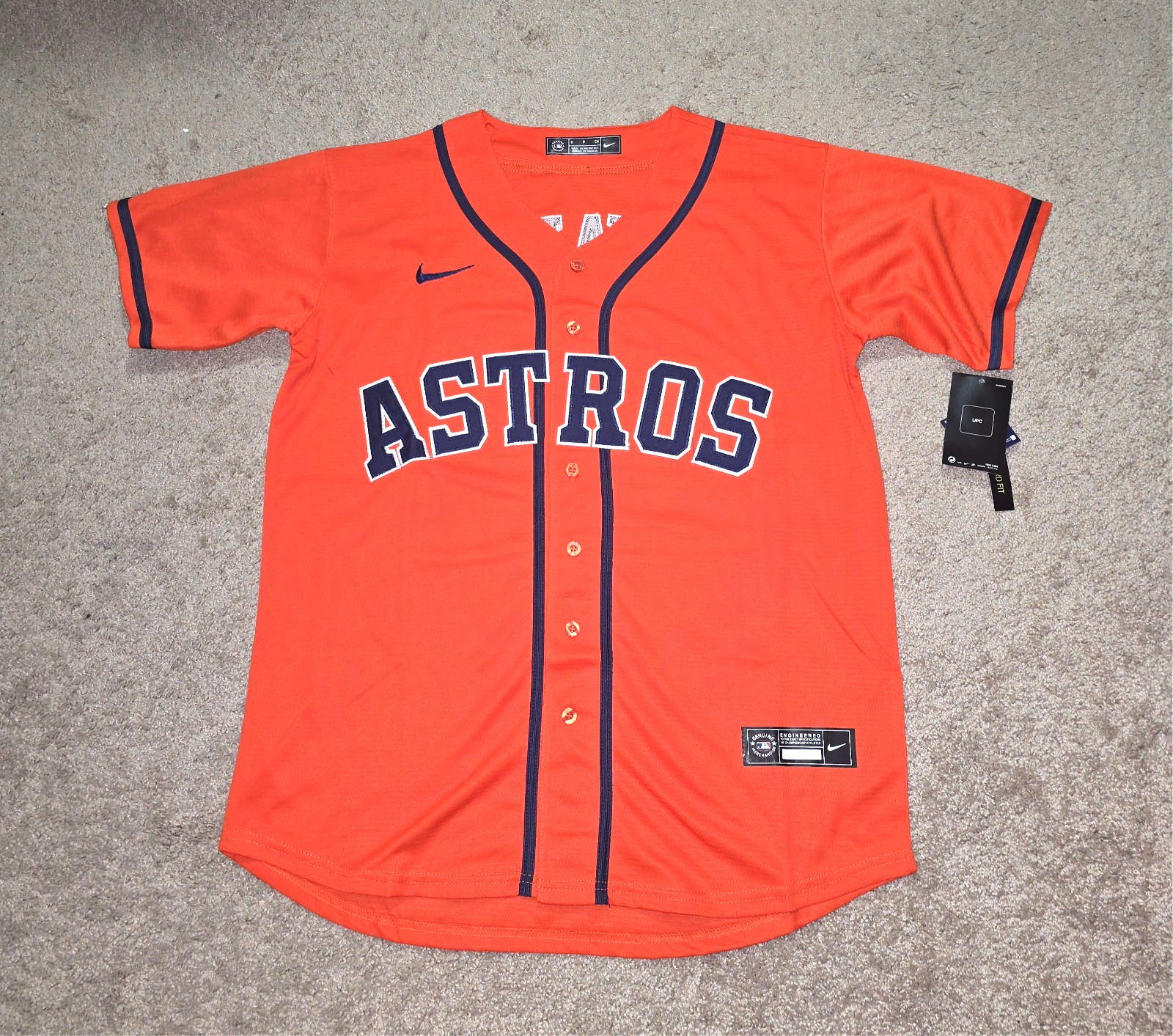 Yordan Alvarez #44 Astros Orange Stitched Men's Jerseys (S-XL)