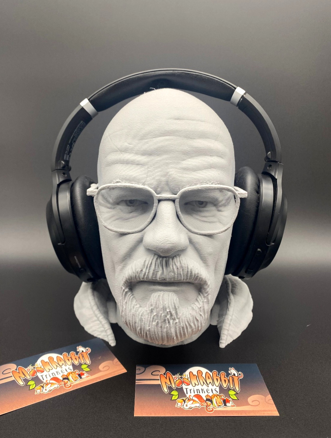 Walter White Headphone Stand | Breaking Bad Headset Holder - Gift for Dad Gamer