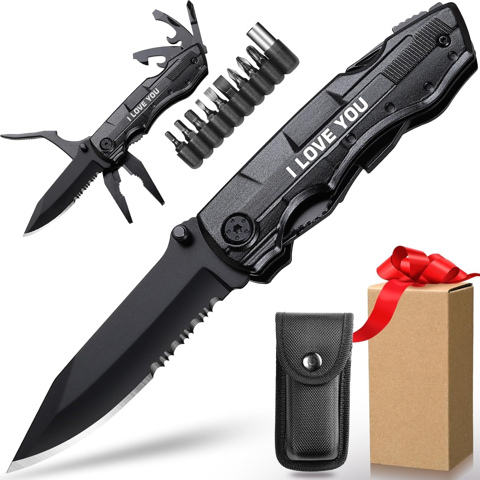 ZAVIT BEST DAD EVER Multitool Knife - Perfect Gift for Dad
