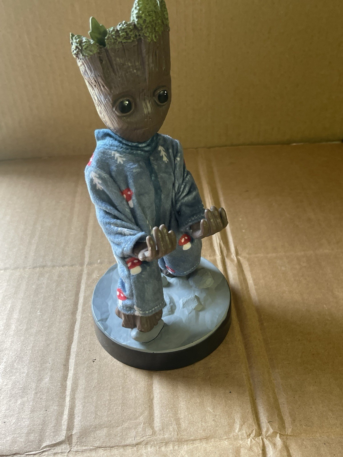 Controller Holder Marvel Cable Guys Unisex Brown Excellent Groot Figure OS
