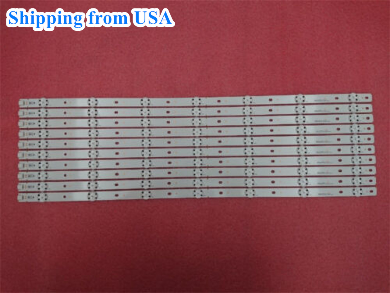 10pcs LED Backlight Strips For 60 inch Vizio E60U-D3 SVG600A26_Rev02_UHD_151215